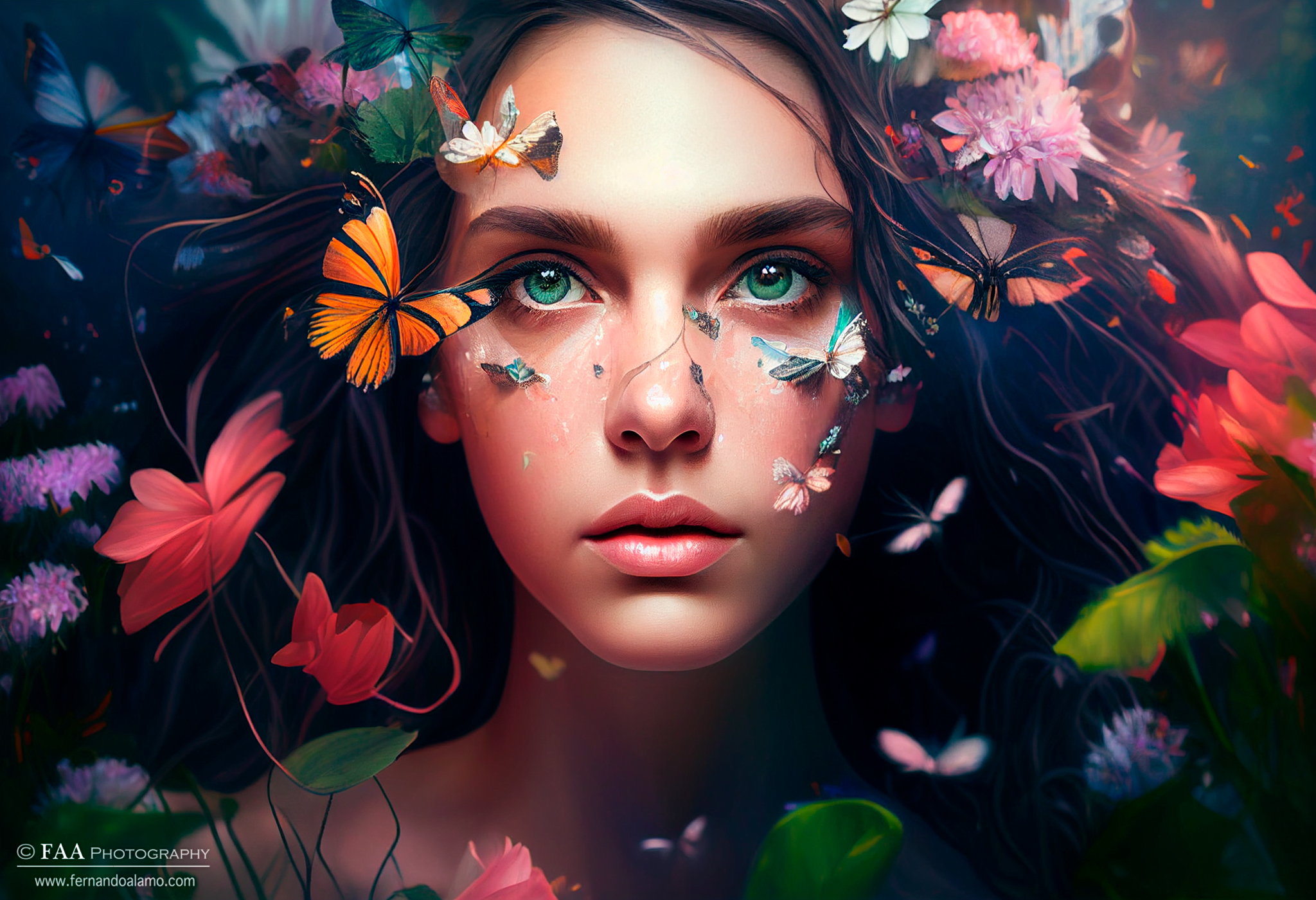 Entre Flores y Mariposas I
