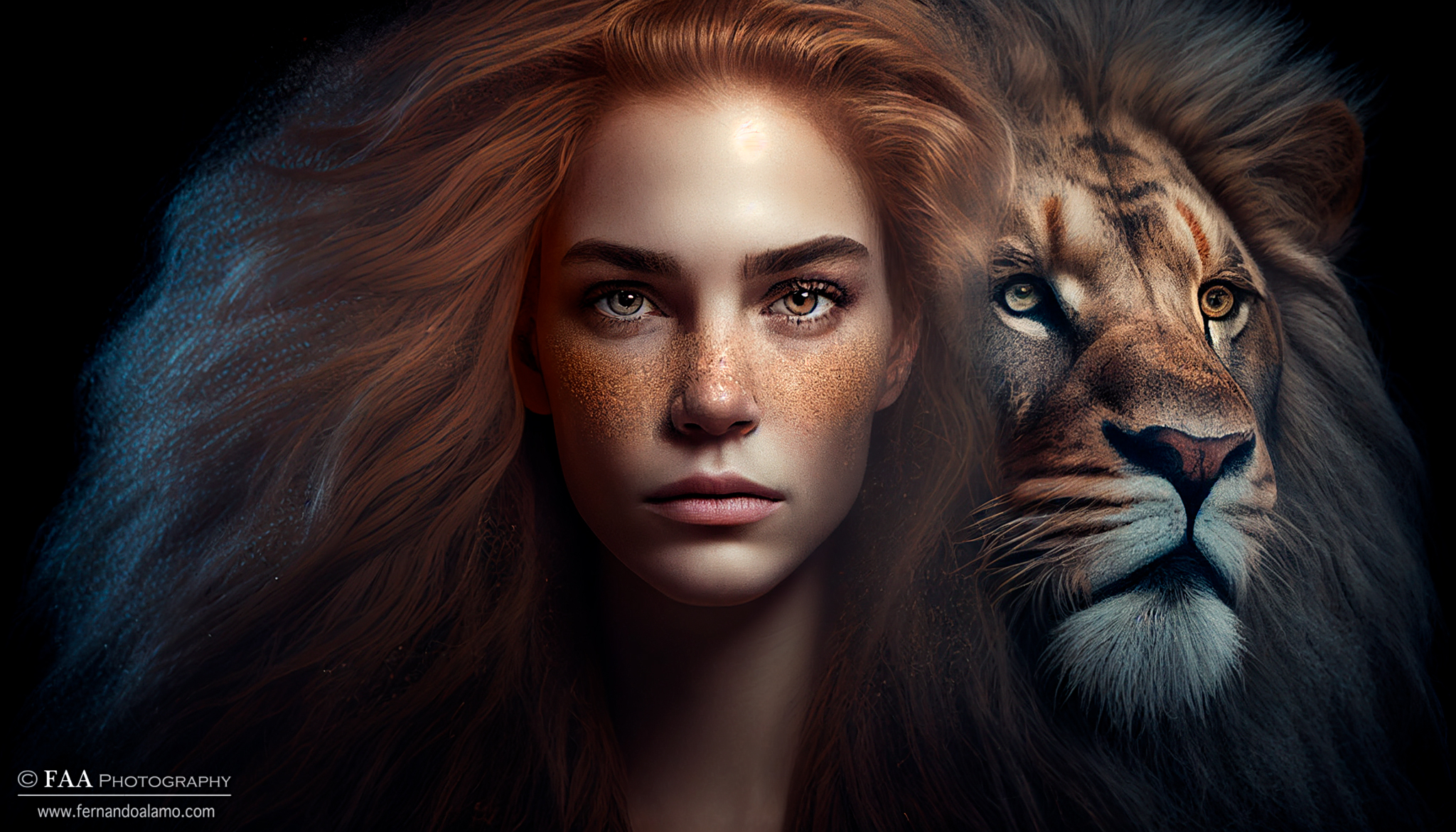 Mujer y Leon I