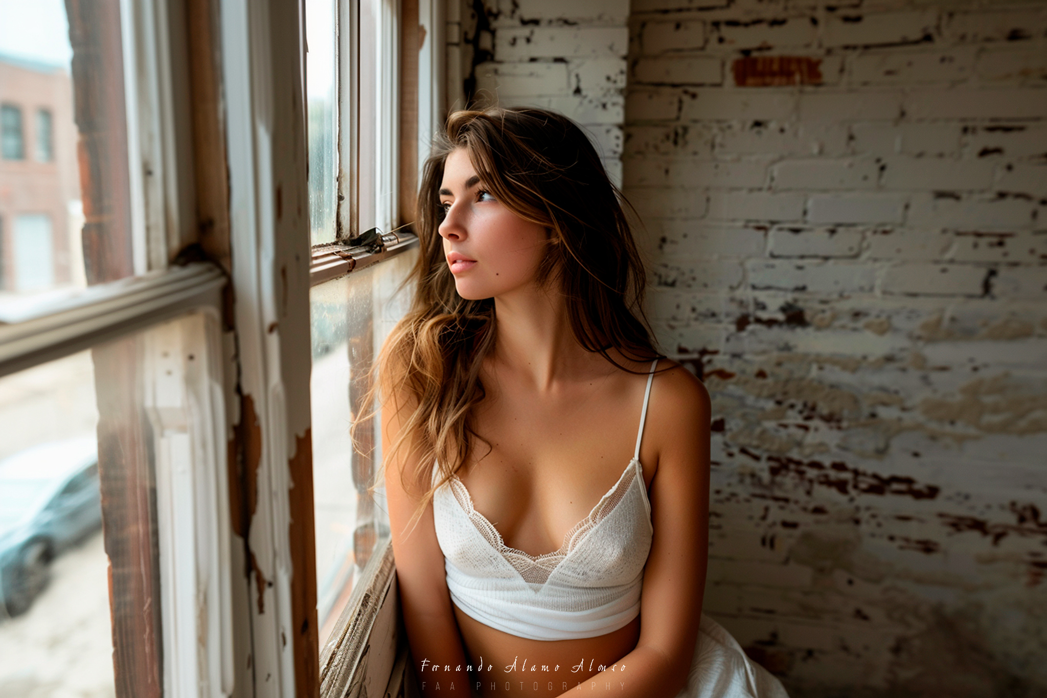 Mujer Boudoir en Ventana VI Transformed