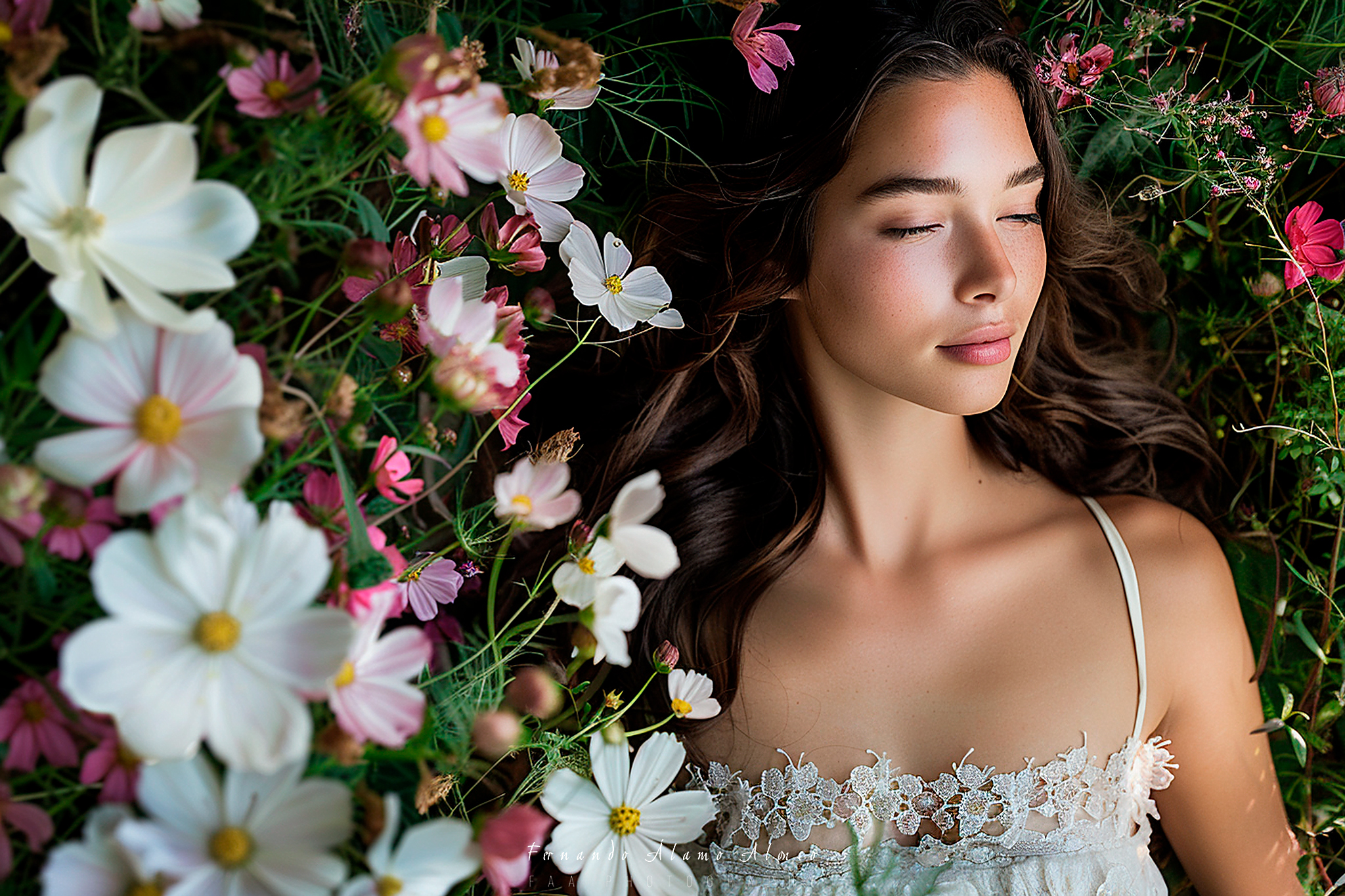 Mujer Boudoir entre Flores IV Transformed