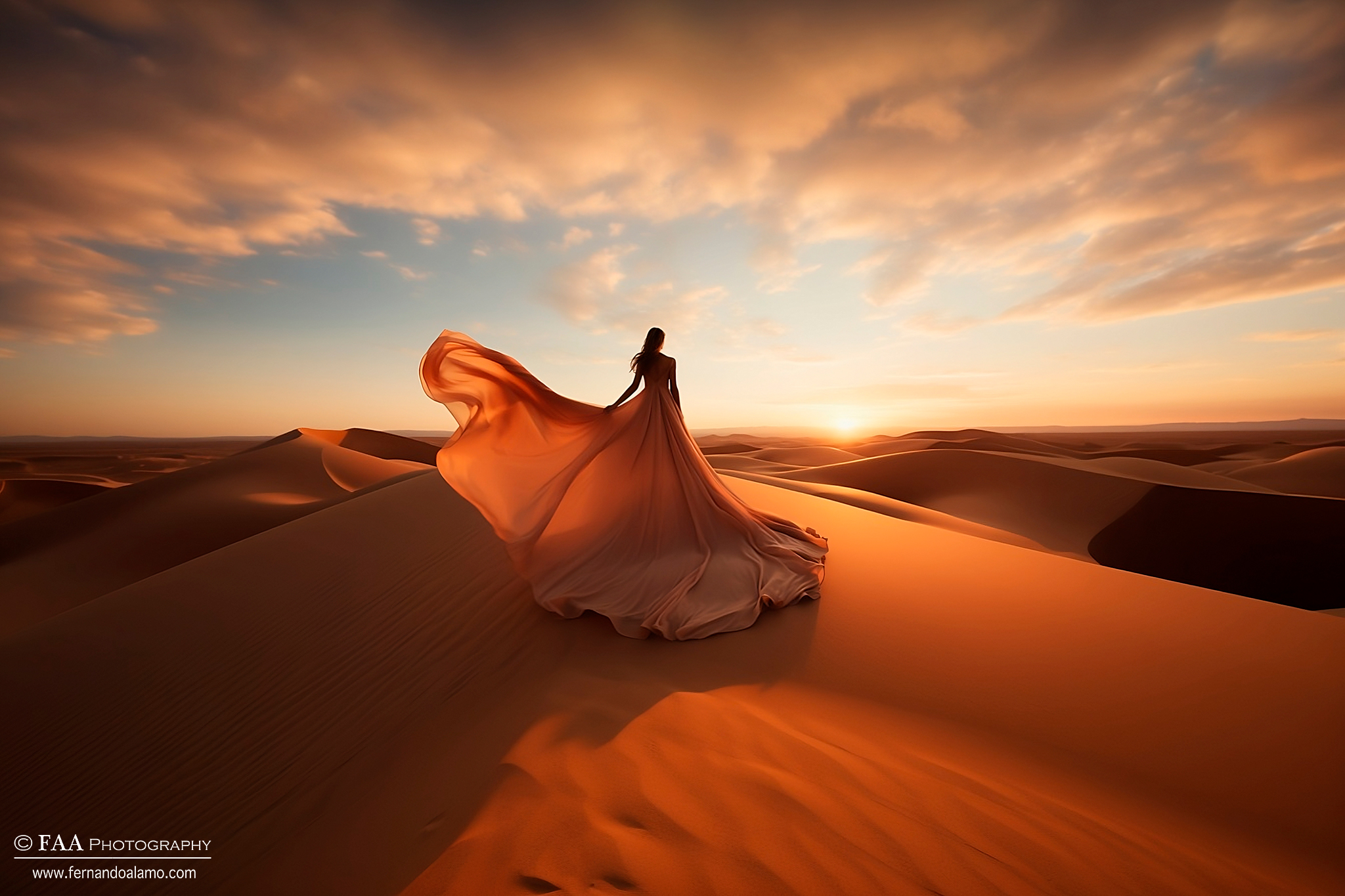 Mujer en el Desierto Zoom III Transformed