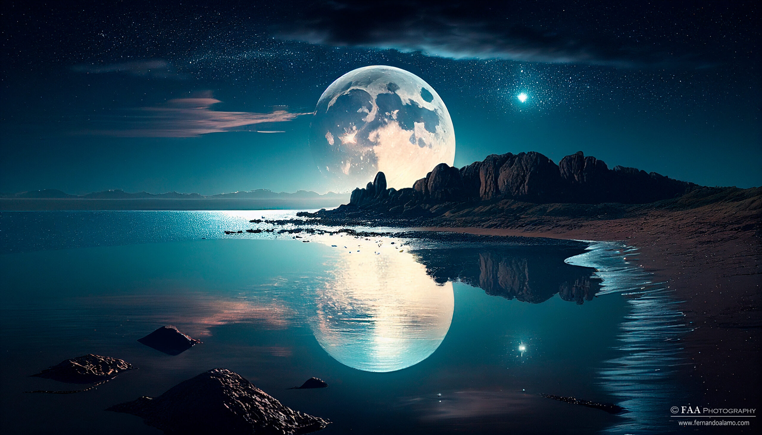 Paisaje con Luna I