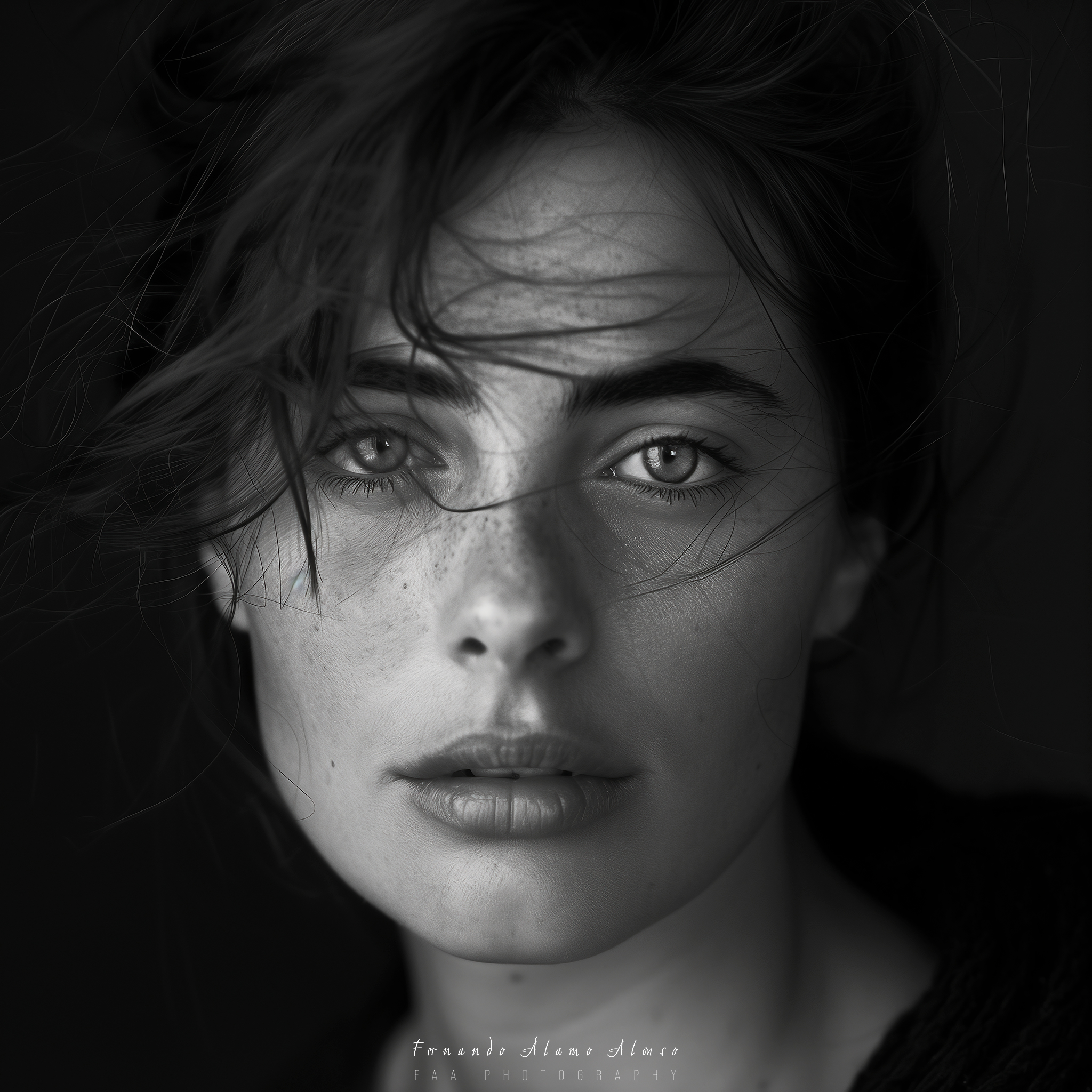 Retrato Mujer Monocromo I